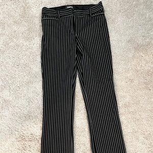 Express black striped Columnist pant size 4